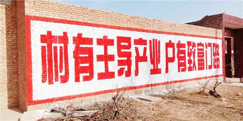 乡村焕彩记：农村刷墙广告的独特魅力
